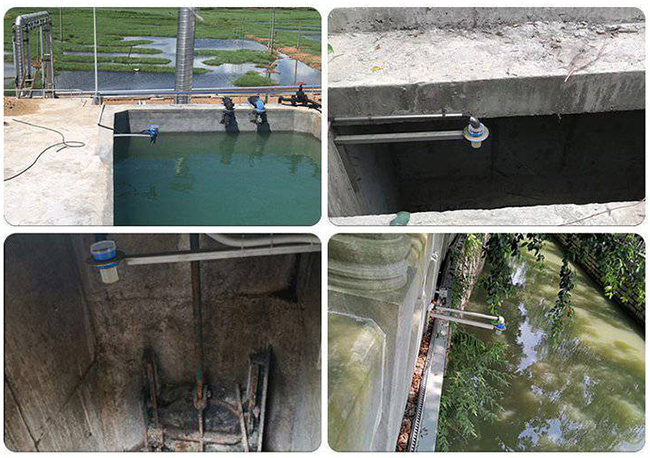 二線(xiàn)制超聲波液位計(jì)現(xiàn)場(chǎng)安裝使用圖