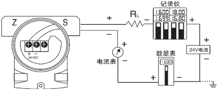 液體壓力變送器接線圖