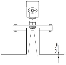 反應(yīng)釜用液位計接管高度要求圖